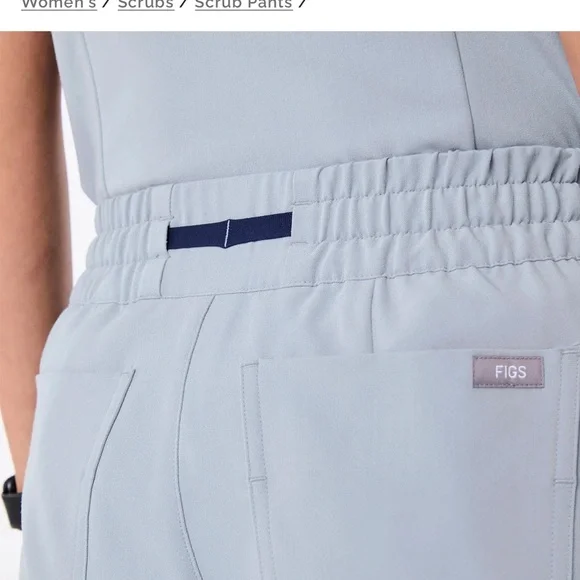 FIGS Women's Uman Relaxed Jogger Scrub Pants Dusty Blue Small, Regular - Picture 4 of 12